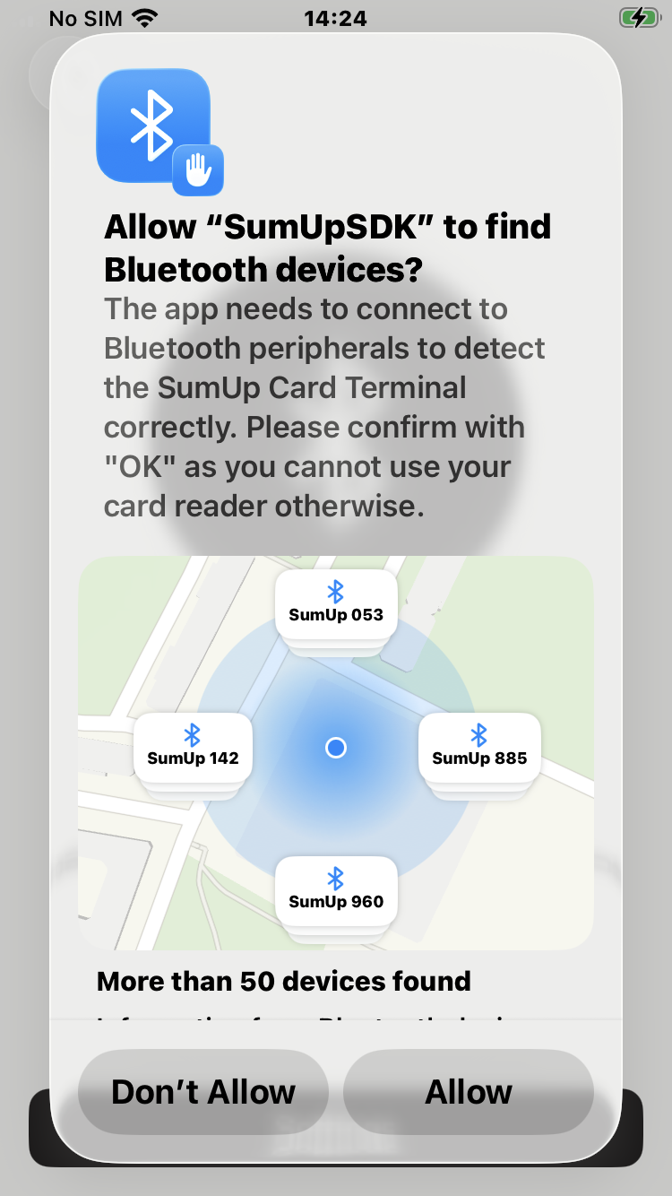 Search Bluetooth